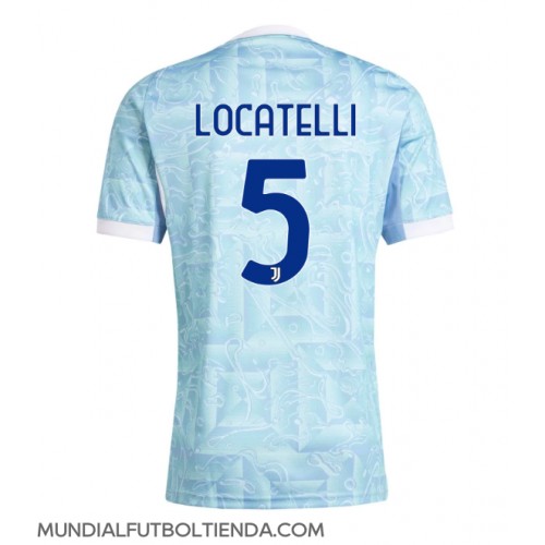 Camiseta Juventus Manuel Locatelli #5 Segunda Equipación Replica 2025-26 mangas cortas